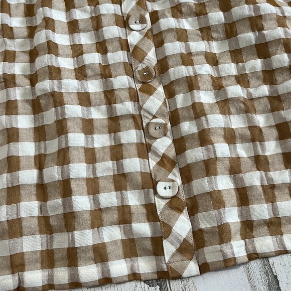 Matilda Jane Annabelle Plaid Off Shoulder Top Size XXL. NWT - Picture 4 of 11